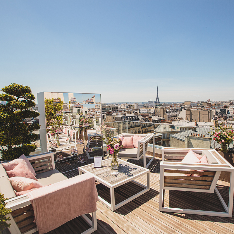 Lancement de produit sur un rooftop parisien