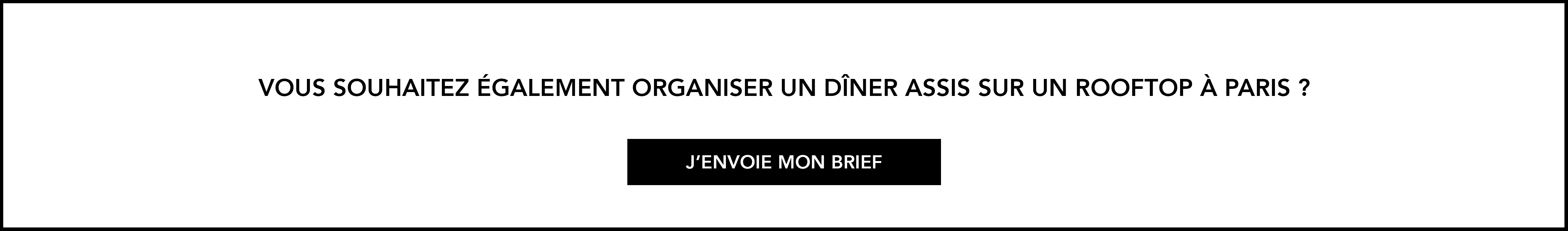 Organiser un diner assis sur un rooftop à Paris