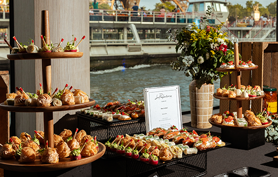 Buffet traiteur sur le thème street food