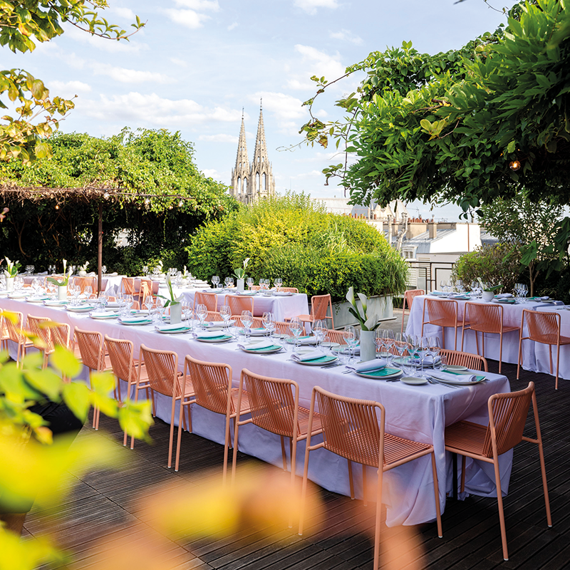 diner exclusif rooftop parisien