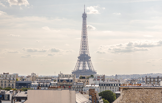 Vue Tour Eiffel Rooftop Babylone