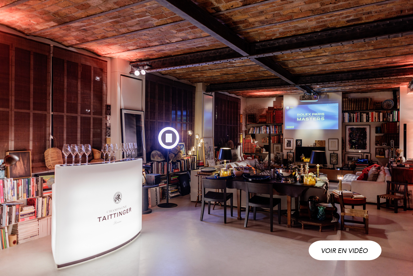 Organisation d'un événement presse dans un Loft
