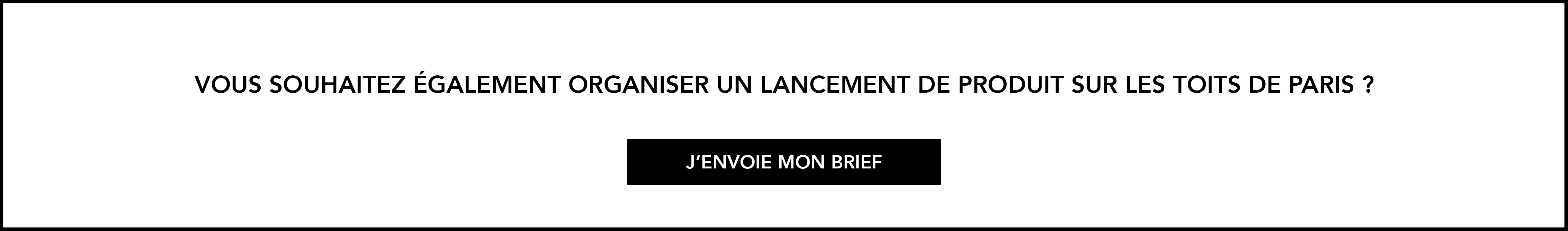 Organisation d'un lancement de produit sur les toits de Paris