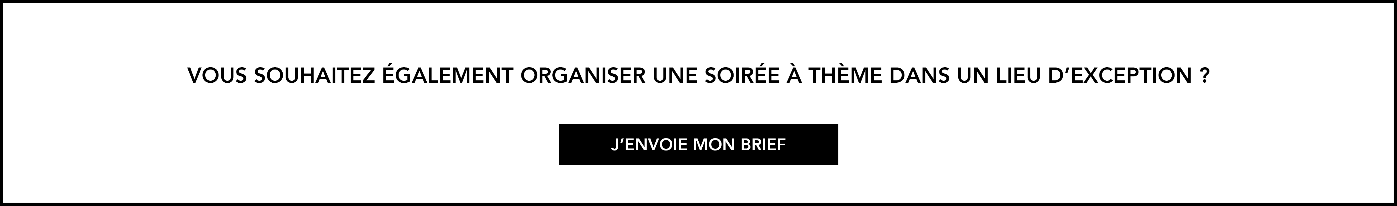 Organisation d'une soirée à thème