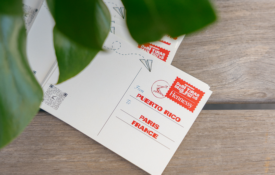 Cartes postales Hennessy de Porto Rico à Paris