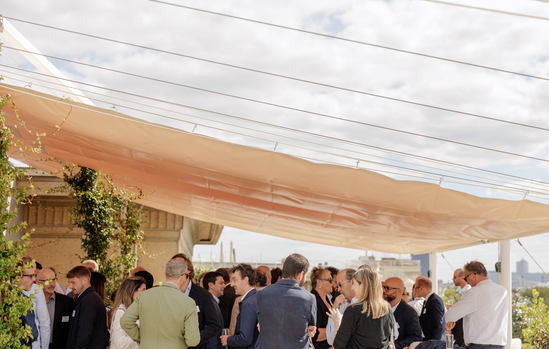 Événement d'entreprise sur le Rooftop Trocadéro
