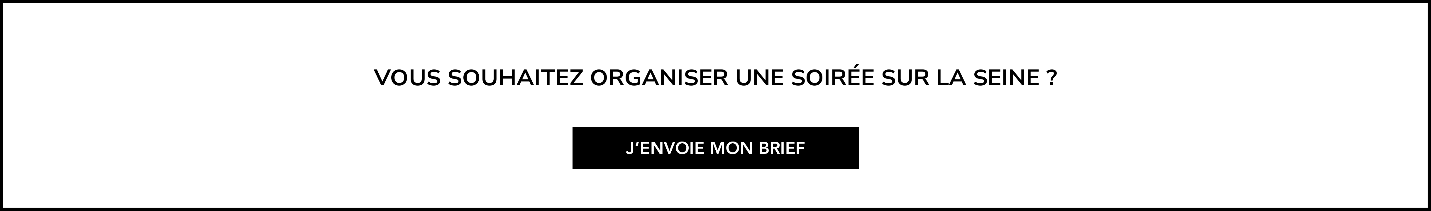 Vous souhaitez organiser une soirée sur la Seine ? J'envoie mon brief
