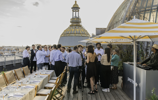 Soirée d'entreprise Pearltrees sur le rooftop